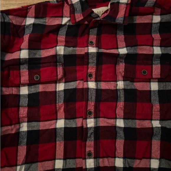 Jachs Red and Black Plaid Men's Shirt - Picture 2 of 4